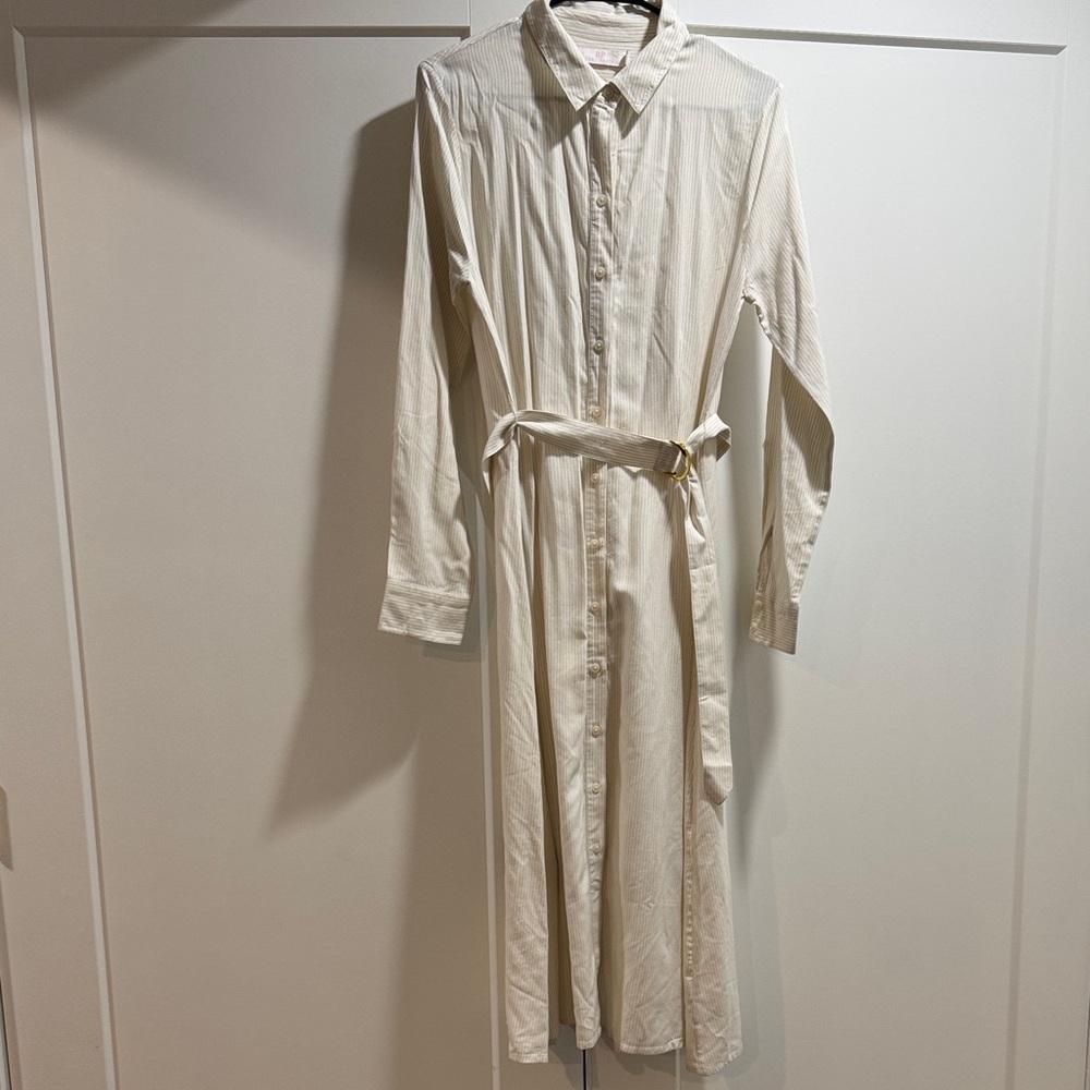 Rachel Parcell women’s striped long shirt dress
